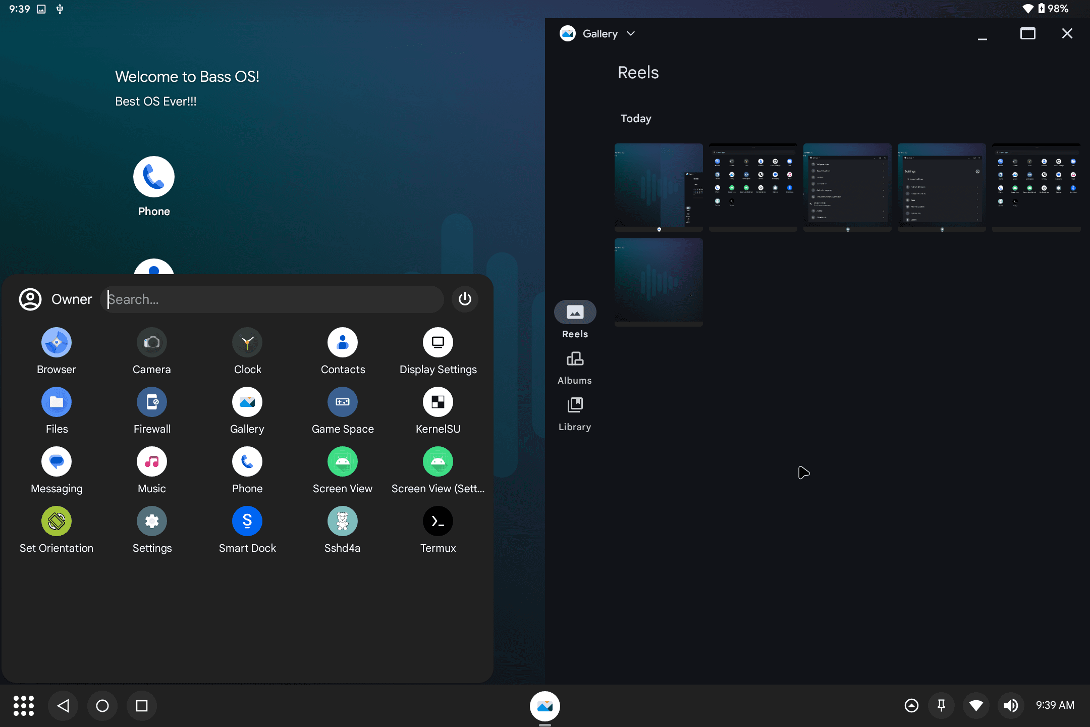 Bass OS Interface
